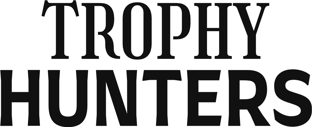 Trophy Hunters, the full wordmark