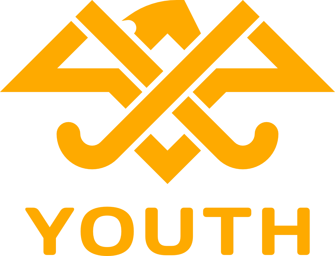 Youth, the eagle in gold