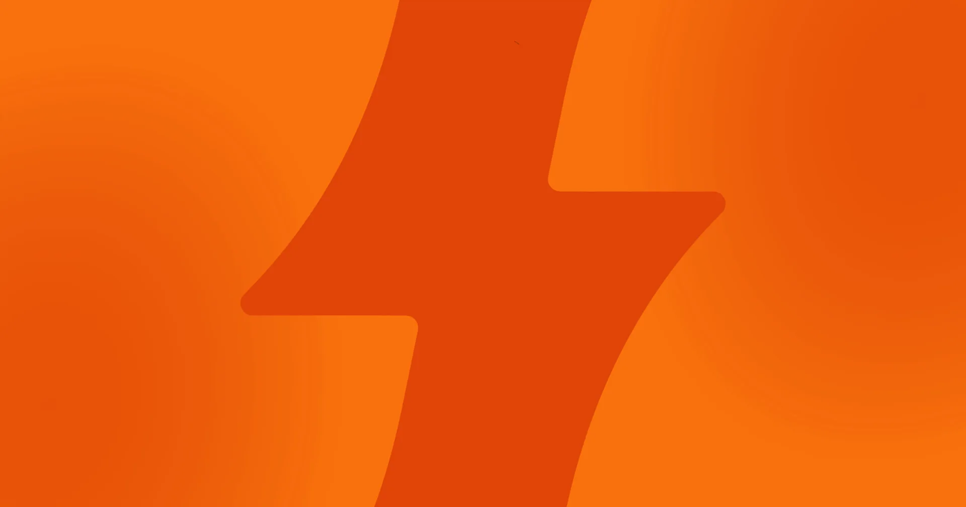 Forte spark shape as an orange background