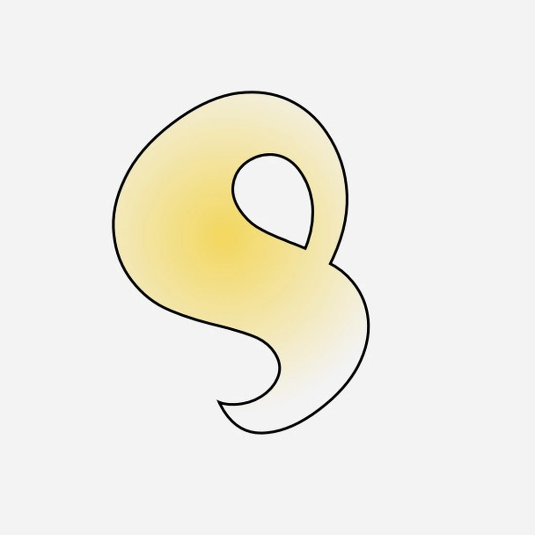 One characteristic placed at the start of the swirl