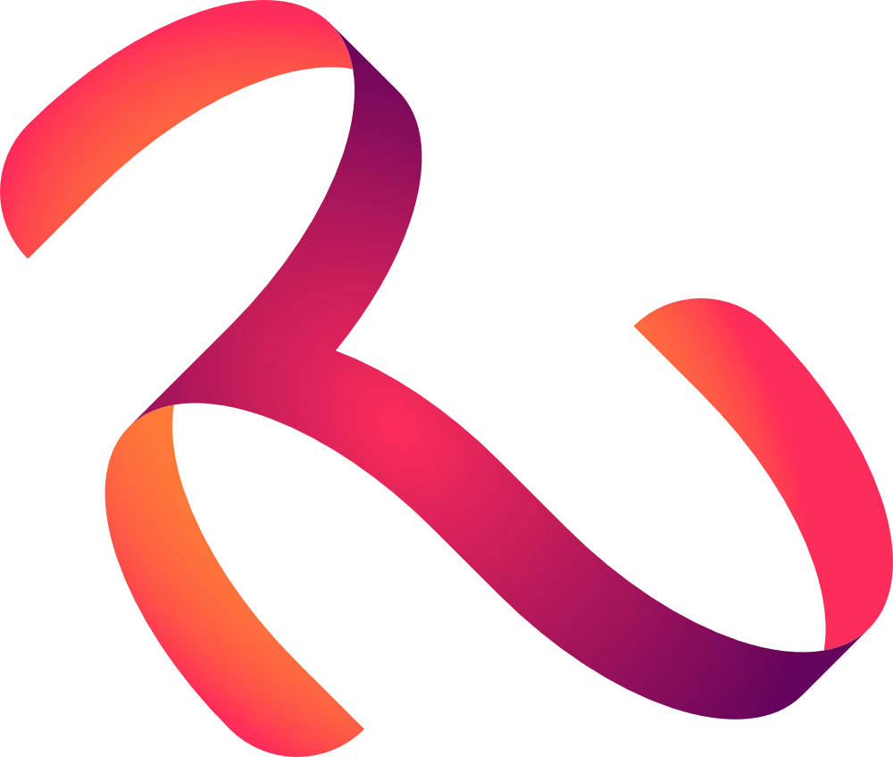 De Nach Van ribbon icon in gradient