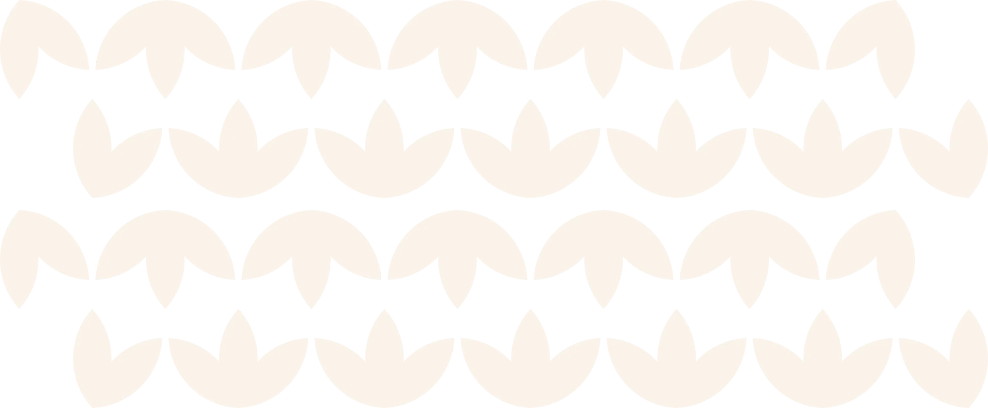 The Membeli petal pattern in cream