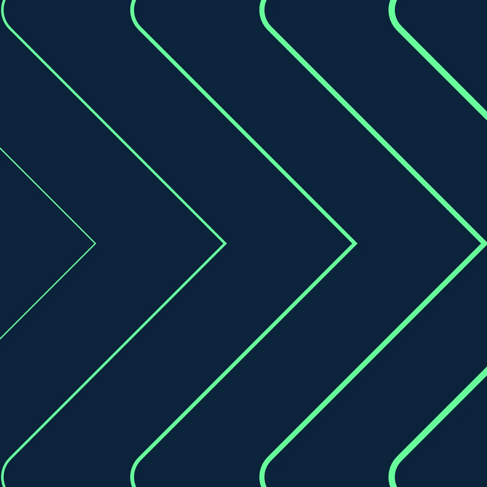 Net Zero Build chevron pattern in green on navy
