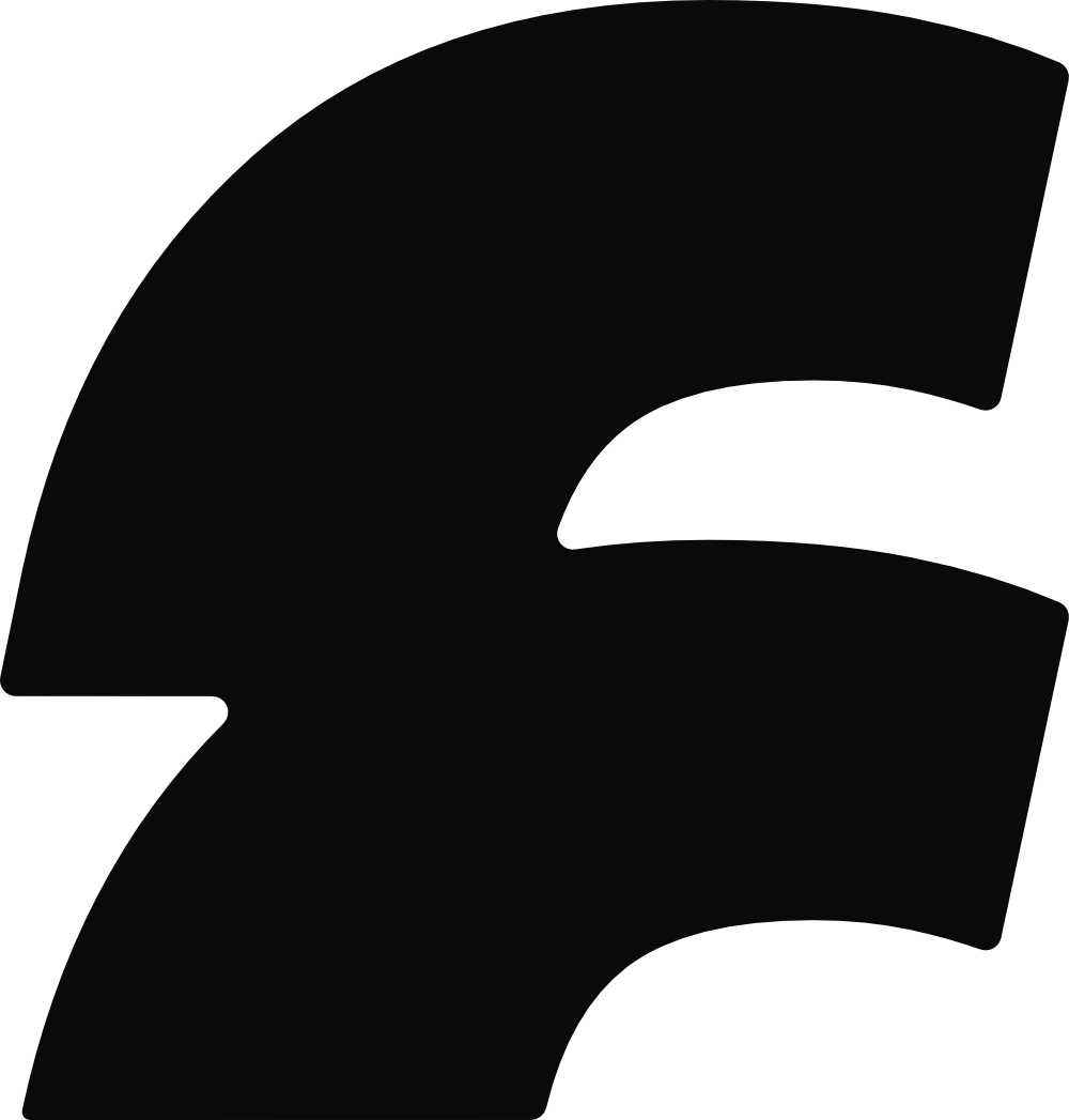 The Forte f cut out of the counter